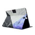 For Galaxy Tab S3 9.7 T820 TPU Horizontal Flip Leather Case with Holder & Card Slot & Sleep / Wake-up Function(Blue White Stitching) - 6