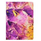 For Galaxy Tab S3 9.7 T820 TPU Horizontal Flip Leather Case with Holder & Card Slot & Sleep / Wake-up Function(Amethyst) - 2