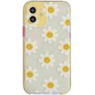 Shockproof TPU Pattern Protective Case For iPhone 13 (Daisy) - 1