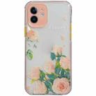 Shockproof TPU Pattern Protective Case For iPhone 13 Pro (Rose) - 1