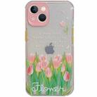 Shockproof TPU Pattern Protective Case For iPhone 13 Pro Max (Lily) - 1