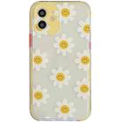 Shockproof TPU Pattern Protective Case For iPhone 12 (Daisy) - 1