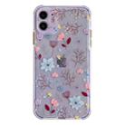 Shockproof TPU Pattern Protective Case For iPhone 11(Small Fresh Floral) - 1