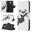 For Xiaomi Redmi 8A Colored Drawing Pattern Horizontal Flip Leather Case with Holder & Card Slots & Wallet(Tree Panda) - 1