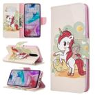 For Xiaomi Redmi 8 Colored Drawing Pattern Horizontal Flip Leather Case with Holder & Card Slots & Wallet(Unicorn) - 1