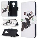 For Nokia 6.2 / 7.2 Colored Drawing Pattern Horizontal Flip Leather Case with Holder & Card Slots & Wallet(Tree Panda) - 1