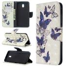 For Xiaomi Redmi 8A 3D Colored Drawing Pattern Horizontal Flip Leather Case, with Holder & Card Slots & Wallet(Butterflies) - 1