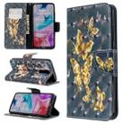 For Xiaomi Redmi 8 3D Colored Drawing Pattern Horizontal Flip Leather Case, with Holder & Card Slots & Wallet(Black Background Butterfly) - 1