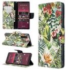 For Sony Xperia 5 / XZ5 3D Colored Drawing Pattern Horizontal Flip Leather Case, with Holder & Card Slots & Wallet(Banana Leaf) - 1