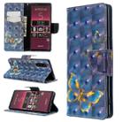 For Sony Xperia 5 / XZ5 3D Colored Drawing Pattern Horizontal Flip Leather Case, with Holder & Card Slots & Wallet(Butterfly) - 1