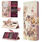 For Sony Xperia 5 / XZ5 3D Colored Drawing Pattern Horizontal Flip Leather Case, with Holder & Card Slots & Wallet(Little Cat) - 1