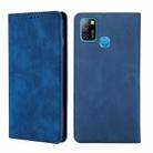 For Infinix Hot 10 Lite / Smart 5 X657 Skin Feel Magnetic Horizontal Flip Leather Case with Holder & Card Slots(Blue) - 1