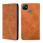 For Infinix Itel Vision 1 Skin Feel Magnetic Horizontal Flip Leather Case with Holder & Card Slots(Light Brown) - 1