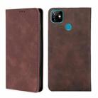 For Infinix Itel Vision 1 Skin Feel Magnetic Horizontal Flip Leather Case with Holder & Card Slots(Dark Brown) - 1