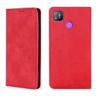 For Infinix Tecno Pop 4 Skin Feel Magnetic Horizontal Flip Leather Case with Holder & Card Slots(Red) - 1