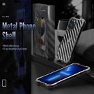 For iPhone 13 Pro R-JUST RJ-50 Hollow Breathable Armor Metal Shockproof Protective Case(Silver Grey) - 2
