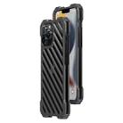 For iPhone 13 Pro Max R-JUST RJ-50 Hollow Breathable Armor Metal Shockproof Protective Case (Deep Space Grey) - 1