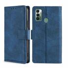 For Tecno Spark 7 Skin Feel Crocodile Texture Magnetic Clasp Horizontal Flip PU Leather Case with Holder & Card Slots & Wallet(Blue) - 1