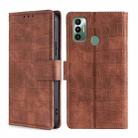 For Tecno Spark 7 Skin Feel Crocodile Texture Magnetic Clasp Horizontal Flip PU Leather Case with Holder & Card Slots & Wallet(Brown) - 1