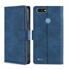 For Tecno Pop 2 F Skin Feel Crocodile Texture Magnetic Clasp Horizontal Flip PU Leather Case with Holder & Card Slots & Wallet(Blue) - 1