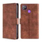 For Tecno Pop 4 Skin Feel Crocodile Texture Magnetic Clasp Horizontal Flip PU Leather Case with Holder & Card Slots & Wallet(Brown) - 1