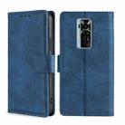 For Tecno Phantom X Skin Feel Crocodile Texture Magnetic Clasp Horizontal Flip PU Leather Case with Holder & Card Slots & Wallet(Blue) - 1