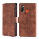 For Tecno Camon 15 / 15 Air Skin Feel Crocodile Texture Magnetic Clasp Horizontal Flip PU Leather Case with Holder & Card Slots & Wallet(Brown) - 1