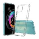 For Motorola Edge 20 Lite Shockproof Scratchproof TPU + Acrylic Protective Case(Transparent) - 1