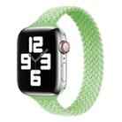 Small Waist Single Loop Nylon Braid Watch Band For Apple Watch Series 8&7 41mm / SE 2&6&SE&5&4 40mm / 3&2&1 38mm, Size: XS 130mm(Pistachio) - 1