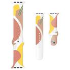 Morandi Series Contrast Color Silicone Watch Band For Apple Watch Series 8&7 41mm / SE 2&6&SE&5&4 40mm / 3&2&1 38mm(3) - 1
