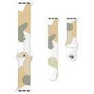 Morandi Series Contrast Color Silicone Watch Band For Apple Watch Series 8&7 41mm / SE 2&6&SE&5&4 40mm / 3&2&1 38mm(15) - 1