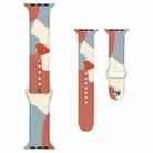 Morandi Series Contrast Color Silicone Watch Band For Apple Watch Ultra 49mm / Series 8&7 45mm / SE 2&6&SE&5&4 44mm / 3&2&1 42mm(10) - 1