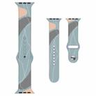 Morandi Series Contrast Color Silicone Watch Band For Apple Watch Ultra 49mm / Series 8&7 45mm / SE 2&6&SE&5&4 44mm / 3&2&1 42mm(13) - 1