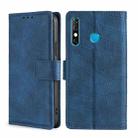 For Infinix Hot 8 / 8 Lite Skin Feel Crocodile Texture Magnetic Clasp Horizontal Flip PU Leather Case with Holder & Card Slots & Wallet(Blue) - 1
