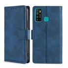 For Infinix Hot 9 / Note 7 Lite Skin Feel Crocodile Texture Magnetic Clasp Horizontal Flip PU Leather Case with Holder & Card Slots & Wallet(Blue) - 1