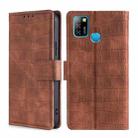 For Infinix Hot 10 Lite / Smart 5 Skin Feel Crocodile Texture Magnetic Clasp Horizontal Flip PU Leather Case with Holder & Card Slots & Wallet(Brown) - 1