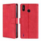 For Infinix Smart 4 Skin Feel Crocodile Texture Magnetic Clasp Horizontal Flip PU Leather Case with Holder & Card Slots & Wallet(Red) - 1