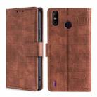 For Infinix Smart 4 Skin Feel Crocodile Texture Magnetic Clasp Horizontal Flip PU Leather Case with Holder & Card Slots & Wallet(Brown) - 1