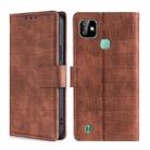 For Infinix Smart HD 2021 Skin Feel Crocodile Texture Magnetic Clasp Horizontal Flip PU Leather Case with Holder & Card Slots & Wallet(Brown) - 1
