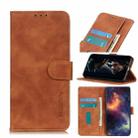 For iPhone 11 Pro Max Retro Texture PU + TPU Horizontal Flip Leather Case with Holder & Card Slots & Wallet(Brown) - 1