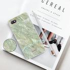 For Xiaomi Redmi 6A Embossed Varnished Marble TPU Protective Case with Holder(Light Green) - 2