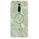 For Xiaomi Redmi K20 & K20 Pro Embossed Varnished Marble TPU Protective Case with Holder(Light Green) - 1