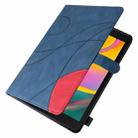 For Samsung Galaxy Tab A 8.0 (2019) T295 Dual-color Splicing Horizontal Flip PU Leather Case with Holder & Card Slots(Blue) - 4