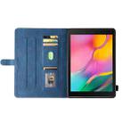 For Samsung Galaxy Tab A 8.0 (2019) T295 Dual-color Splicing Horizontal Flip PU Leather Case with Holder & Card Slots(Blue) - 7