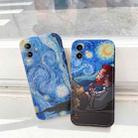 Oil Painting Pattern Shockproof Protective Case For iPhone 13(Starry Sky) - 5
