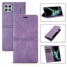 For Samsung Galaxy A22 5G Dream Magnetic Suction Business Horizontal Flip PU Leather Case with Holder & Card Slot & Wallet(Purple) - 1