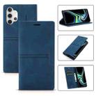 For Samsung Galaxy A32 5G Dream Magnetic Suction Business Horizontal Flip PU Leather Case with Holder & Card Slot & Wallet(Blue) - 1