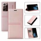 For Samsung Galaxy Note20 Dream Magnetic Suction Business Horizontal Flip PU Leather Case with Holder & Card Slot & Wallet(Rose Gold) - 2