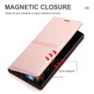 For Samsung Galaxy Note20 Dream Magnetic Suction Business Horizontal Flip PU Leather Case with Holder & Card Slot & Wallet(Rose Gold) - 5