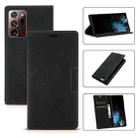 For Samsung Galaxy Note20 Dream Magnetic Suction Business Horizontal Flip PU Leather Case with Holder & Card Slot & Wallet(Black) - 1